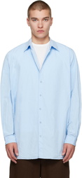 CASEY CASEY Blue Paper Cot Ikla Shirt