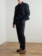 Mr P. - Cotton-Corduroy Trucker Jacket - Blue