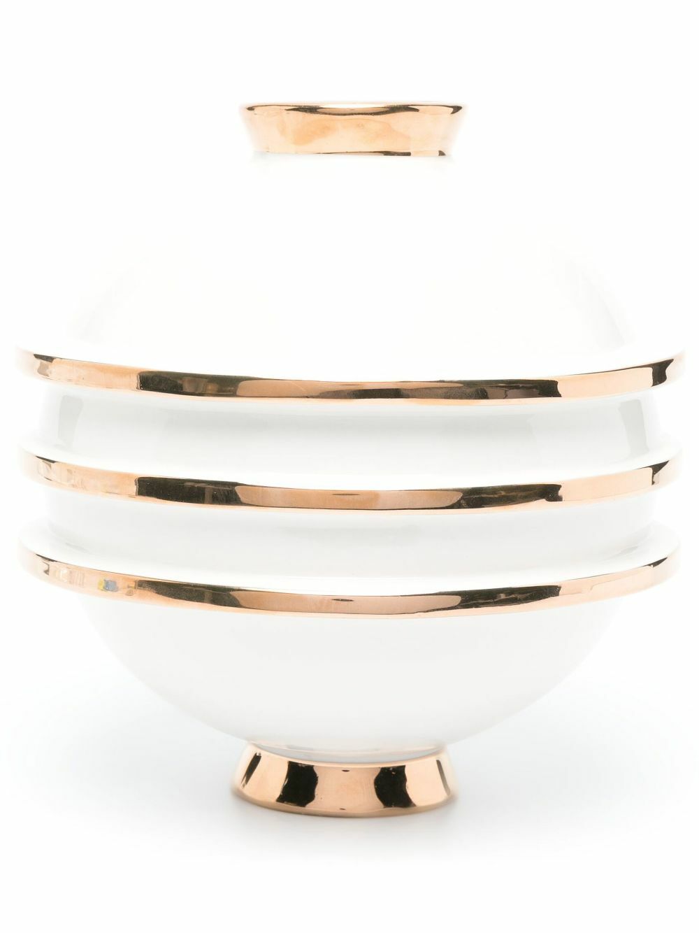 Jonathan Adler White Orbit Round Vase