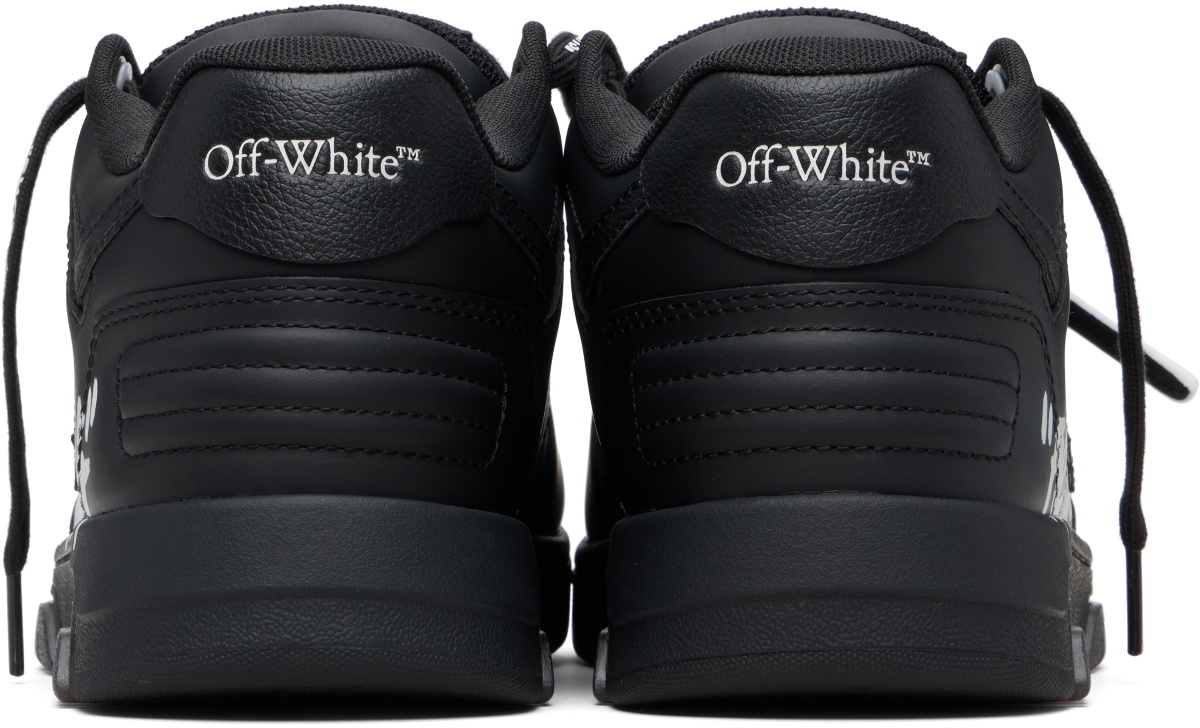 Off-White Black Out Of Office For Walking Sneakers