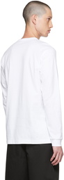 Comme des Garçons Homme White Pocket Long Sleeve T-Shirt