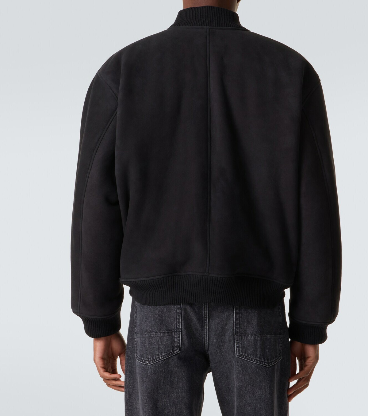 Studio Nicholson x Aaron Levine Berkeley suede bomber jacket