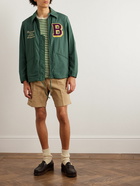 Baracuta - Logo-Appliquéd Shell Jacket - Green