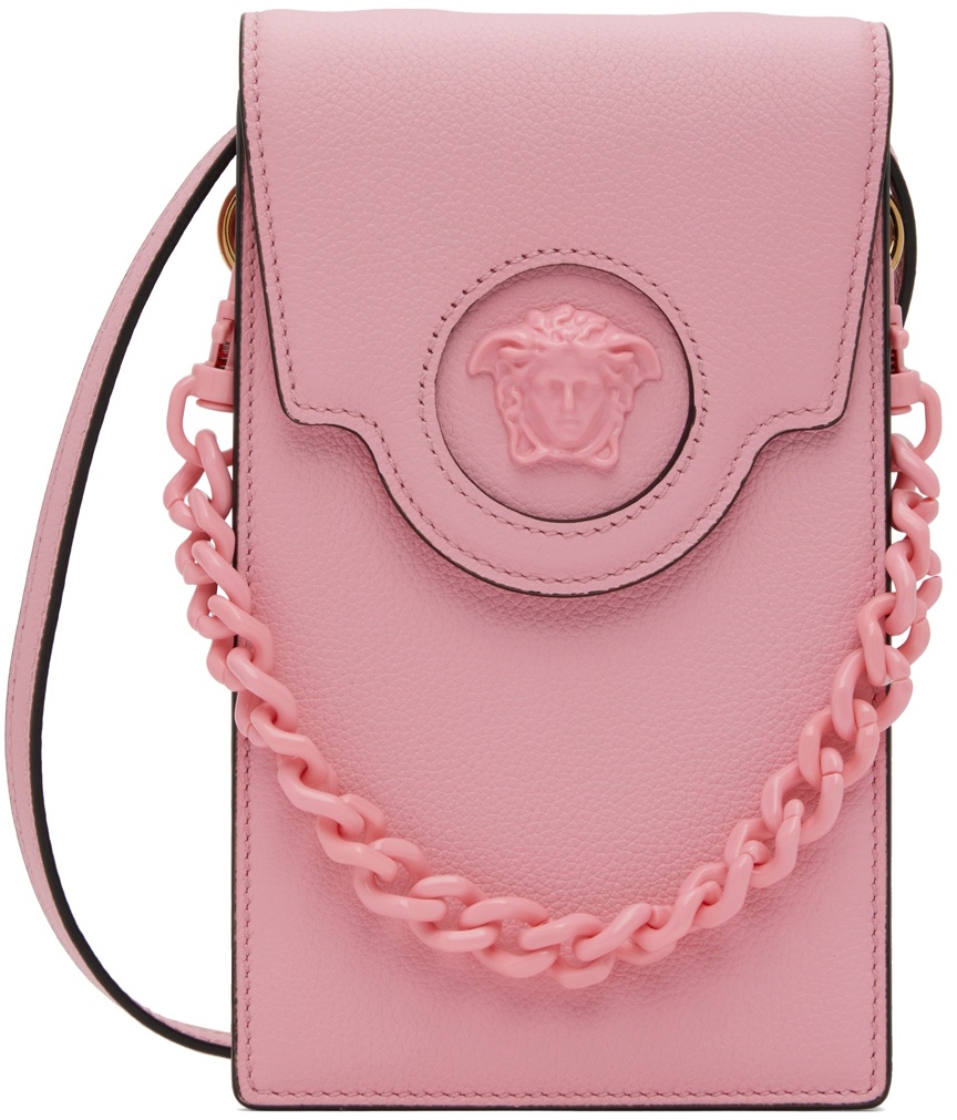 Photo: Versace Pink 'La Medusa' Phone Bag