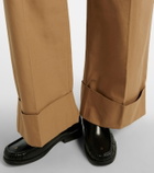 Frame Cuffed Slim Palazzo wide-leg pants