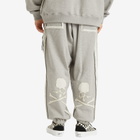 MASTERMIND WORLD Men's Cut-Off Sweat Pants in Top Grey