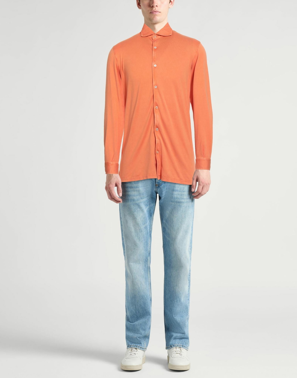 Fedeli Mens Shirt in Mandarin