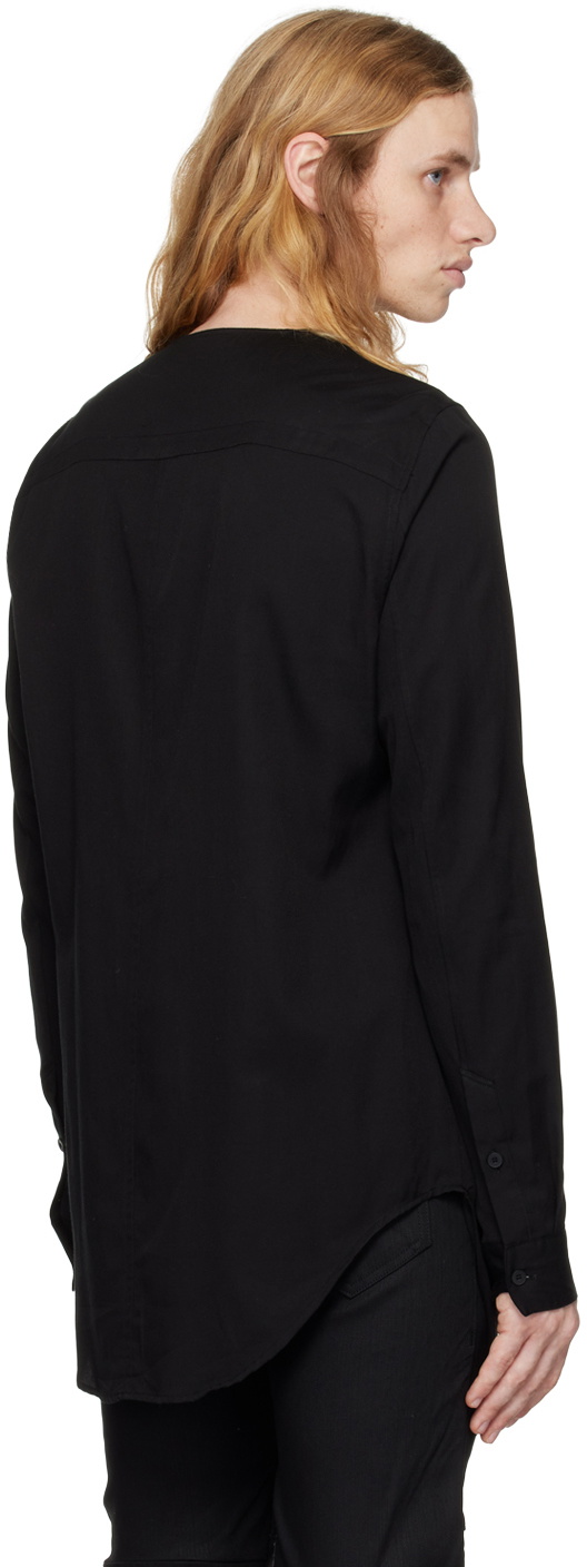 Julius Black Off-Neck Shirt