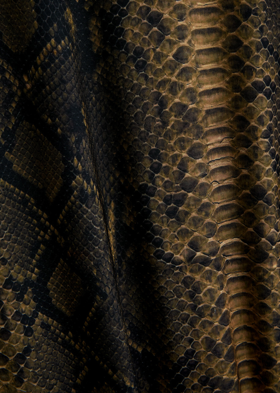 Norma Kamali Python-print Stretch-jersey Maxi Dress Multicoloured