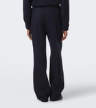 Dries Van Noten Pleated wool straight pants