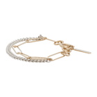 Justine Clenquet Silver and Gold Pixie Bracelet