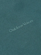 Outdoor Voices - Nimbus Logo-Appliquéd Cotton-Jersey Hoodie - Blue