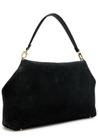 Toteme T-lock Suede top Handle bag - Black - One Size