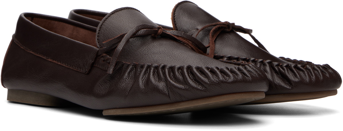 A.P.C. Brown 'Les Mocassins Souples' Loafers