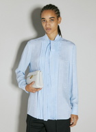 Prada Logo Jacquard Silk Shirt