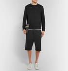 Neil Barrett - Satin-Trimmed Stretch-Crepe Shorts - Men - Black