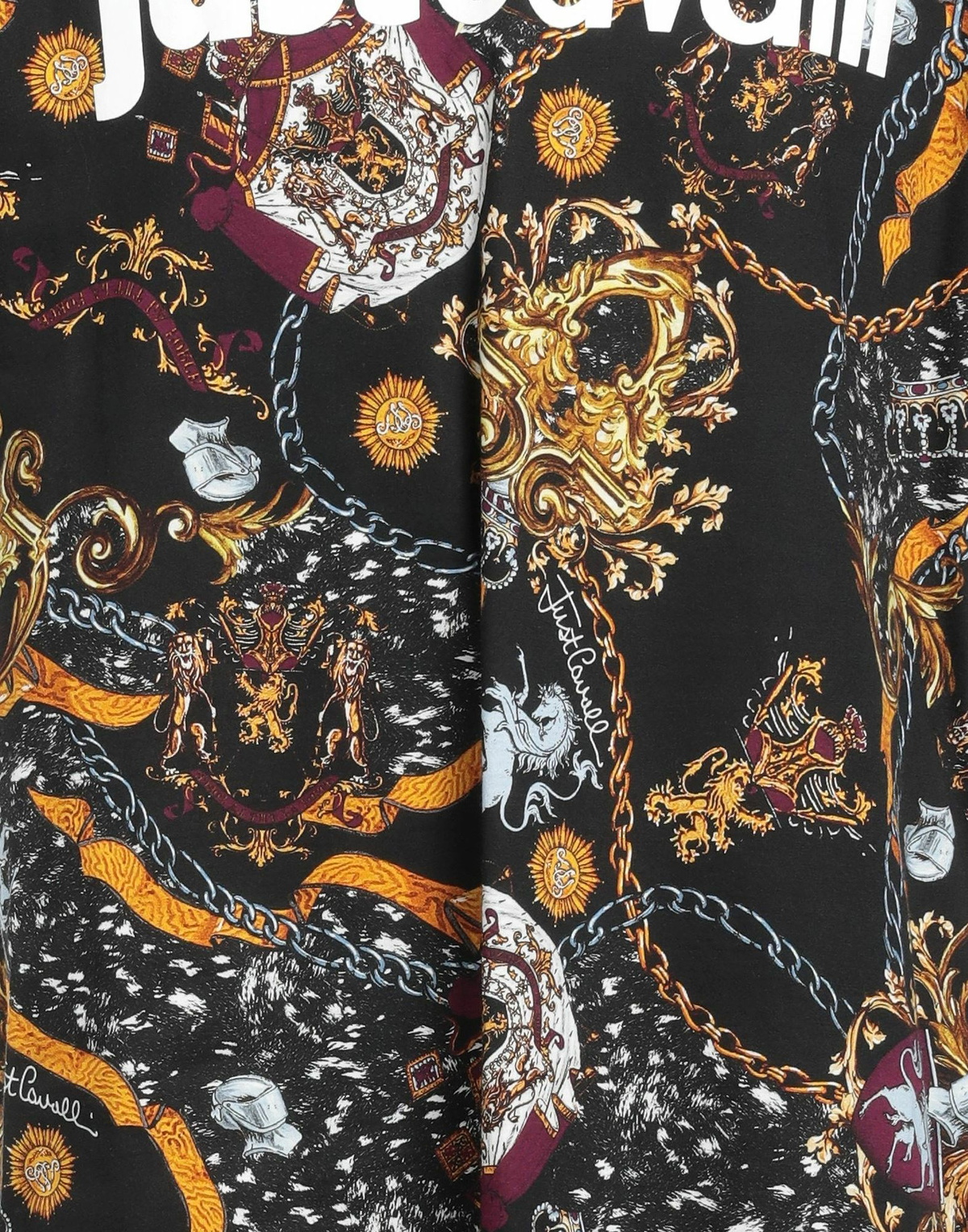 Just Cavalli Mens T-shirt in Black