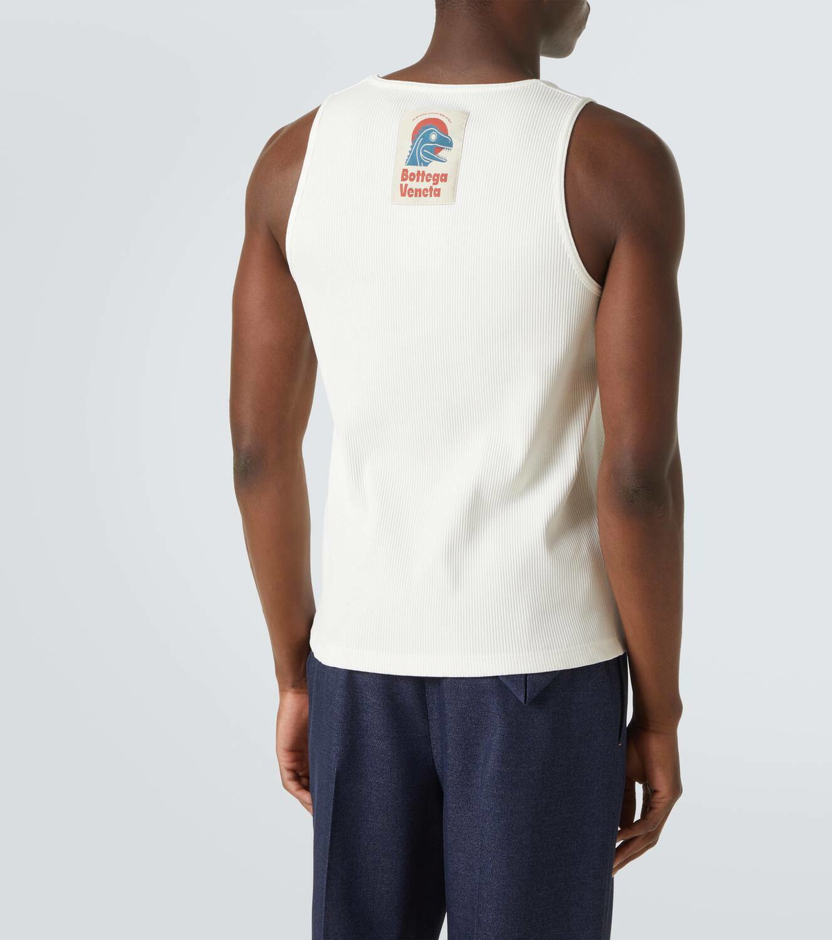Bottega Veneta Cotton-blend jersey tank top