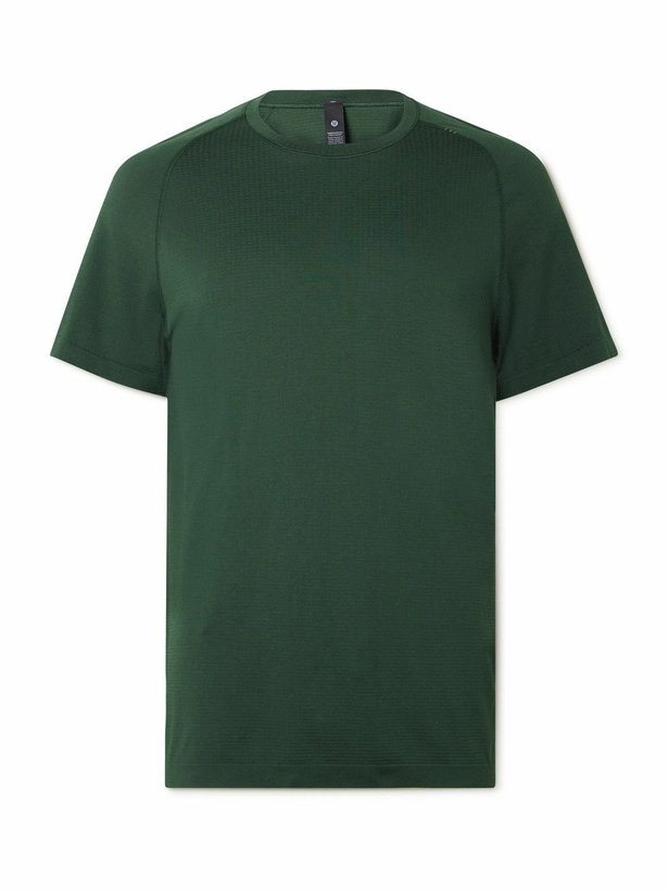 Photo: Lululemon - Metal Vent Tech Stretch-Jersey T-Shirt - Green