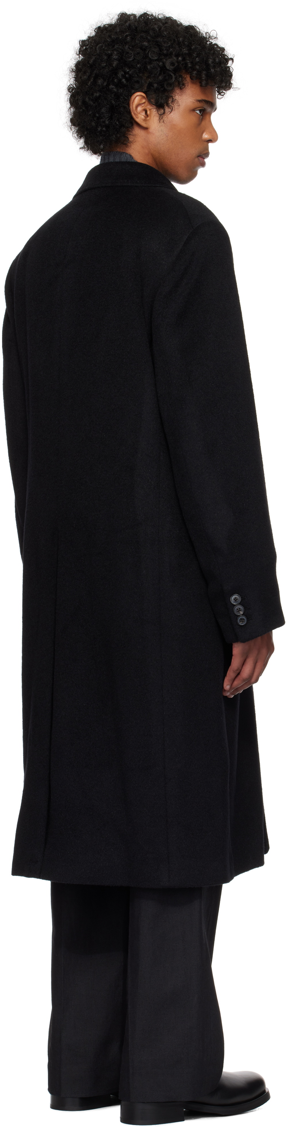 ジャケット・アウター Our Legacy Black Whale Coat Our Legacy Whale Coat | Black Hairy Wool | Canoe Club