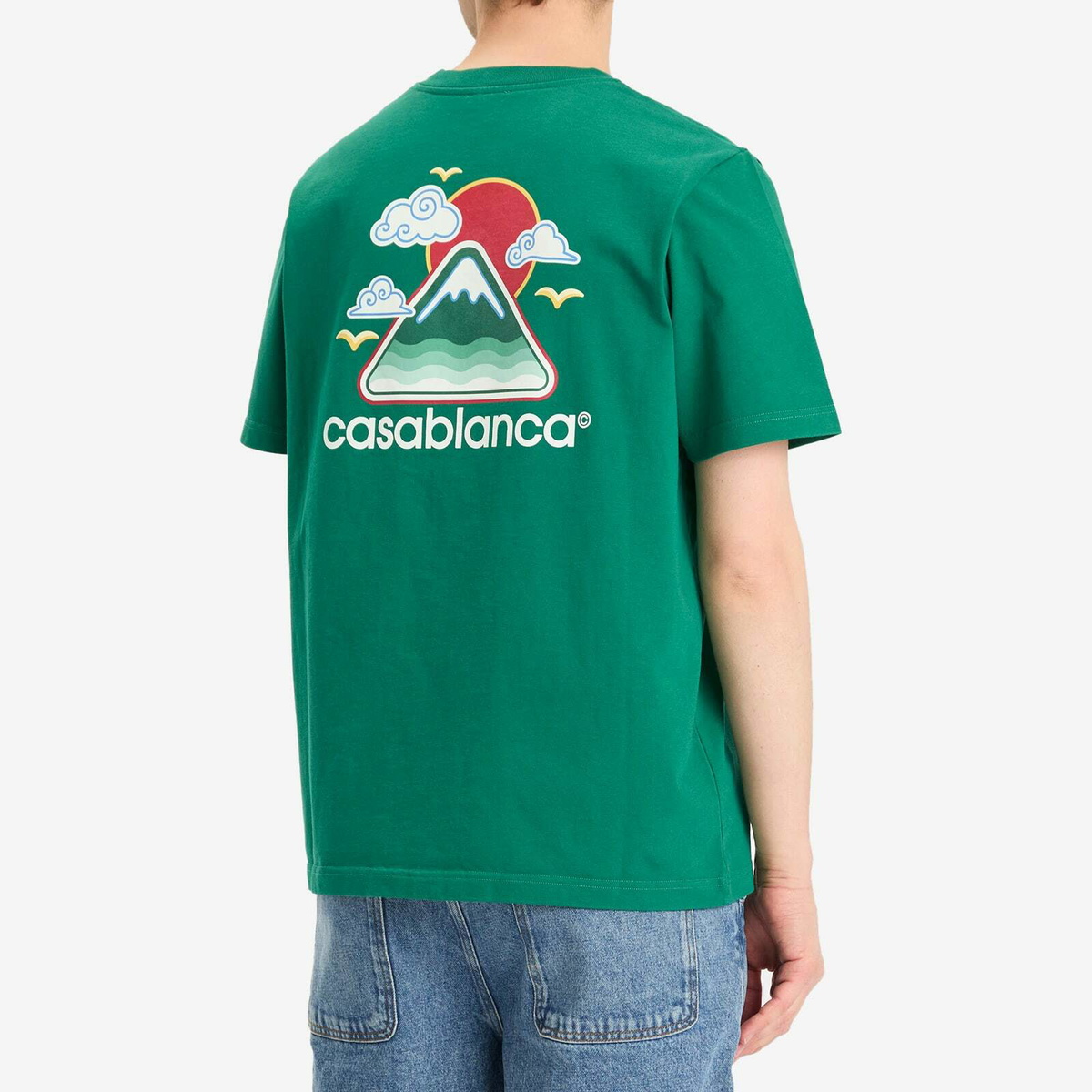 Casablanca Men's Montagne Ondulée Screen Printed T-Shirt in