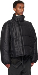 Y/Project Black Velcro Puffer Jacket