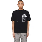 HELIOT EMIL Black Print T-Shirt