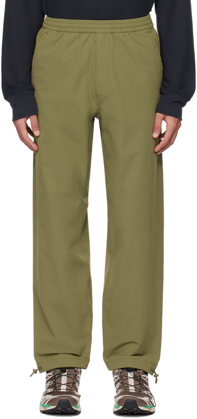 Outdoor Voices Green Paneled Lounge Pants Outdoor Voices