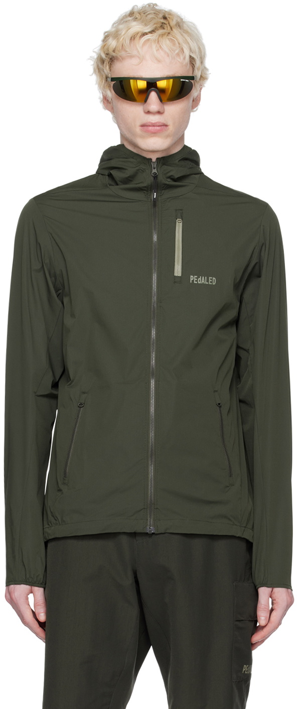 PEdALED Khaki Packable Jacket