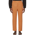 HOMME PLISSÉ ISSEY MIYAKE Orange Monthly Colors March Trousers