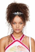 I'm Sorry by Petra Collins SSENSE Exclusive Silver Tarina Tarantino Edition Crown Headband