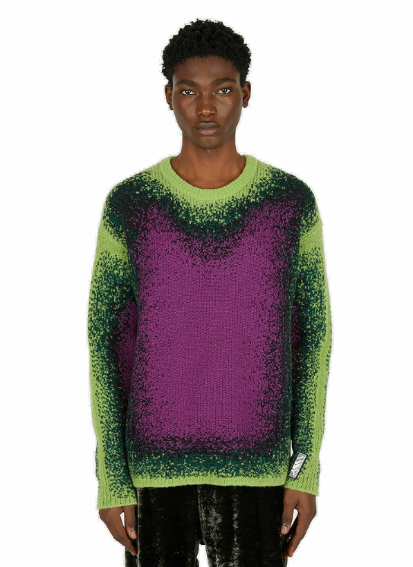Photo: Gradient Knit Sweater in Green