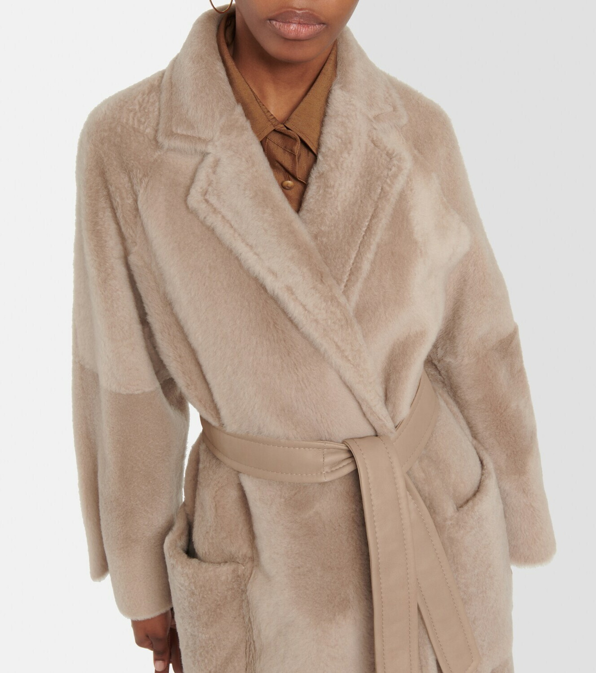 Max Mara Calmi shearling coat