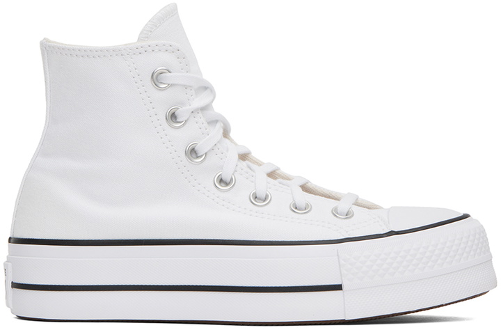 Photo: Converse White Chuck Taylor All Star Lift Hi Sneakers