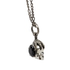 Alexander McQueen Men's Swarovski Skull Pendant in Multi