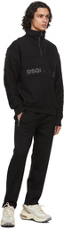 Dsquared2 Black 70's Zip-Up Sweater