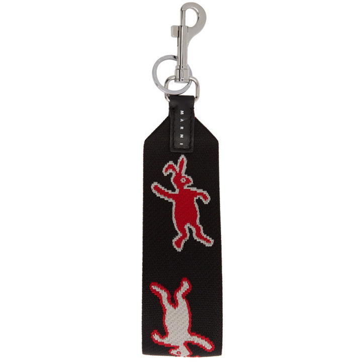 Photo: Marni Dance Bunny Black and Red Bunny Keychain