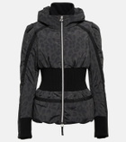 Jet Set Raffaella leopard-print ski jacket