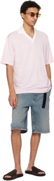 Courrèges Pink Oversized Sports Polo