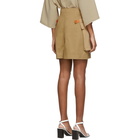 Loewe Beige Gabardine Cargo Shorts