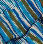 Missoni - Space-Dyed Stretch-Cotton Blend Socks - Blue