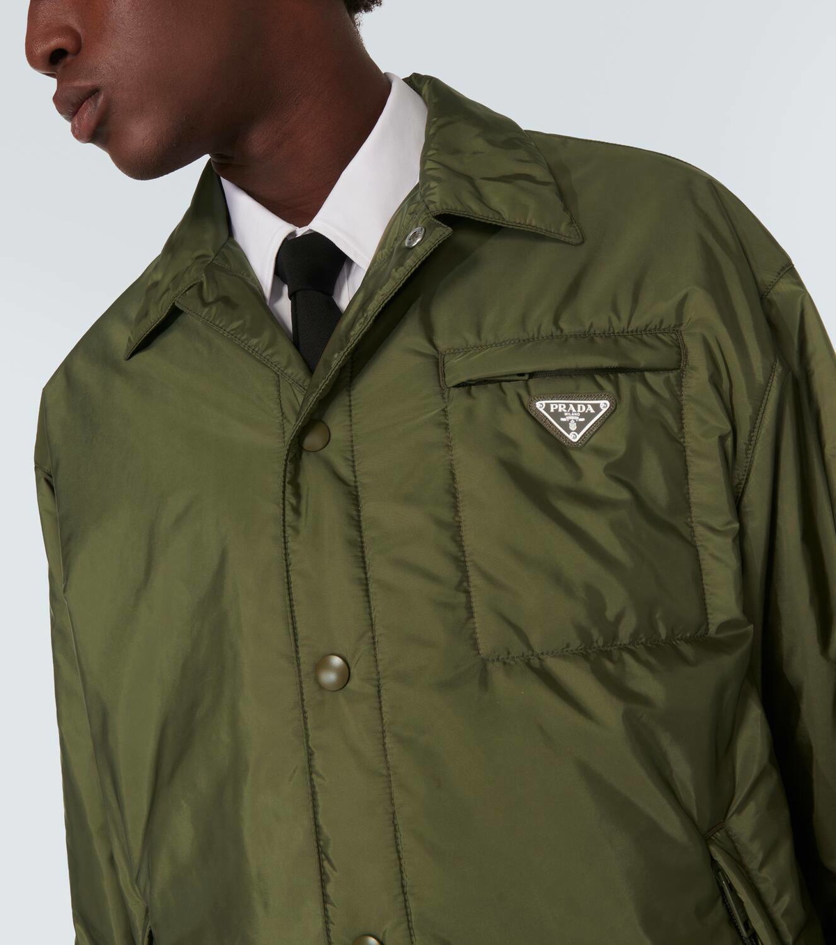 PRADA 20SS Re-Nylonギャザージャケット Prada Re-Nylon jacket Prada