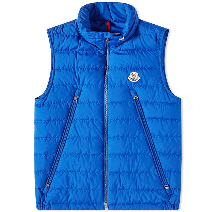 Photo: Moncler Men's Albyt Down Vest in Blue