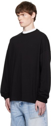 We11done Black Bandana Scarf T-shirt