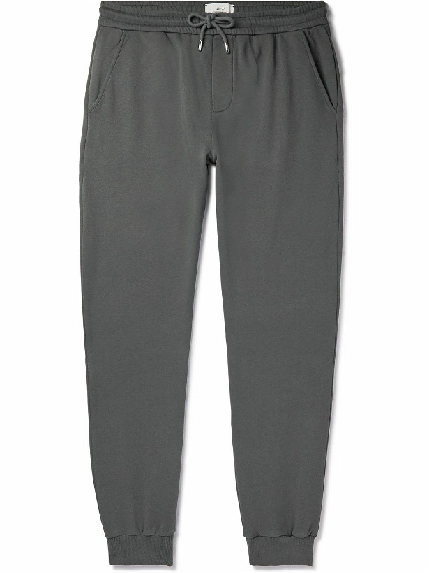Photo: Mr P. - Tapered Cotton-Jersey Sweatpants - Gray