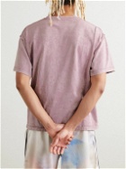 John Elliott - Mineral-Washed Cotton-Jersey T-Shirt - Purple