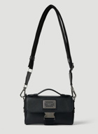 Dolce & Gabbana - Logo Plaque Crossbody Bag in Black