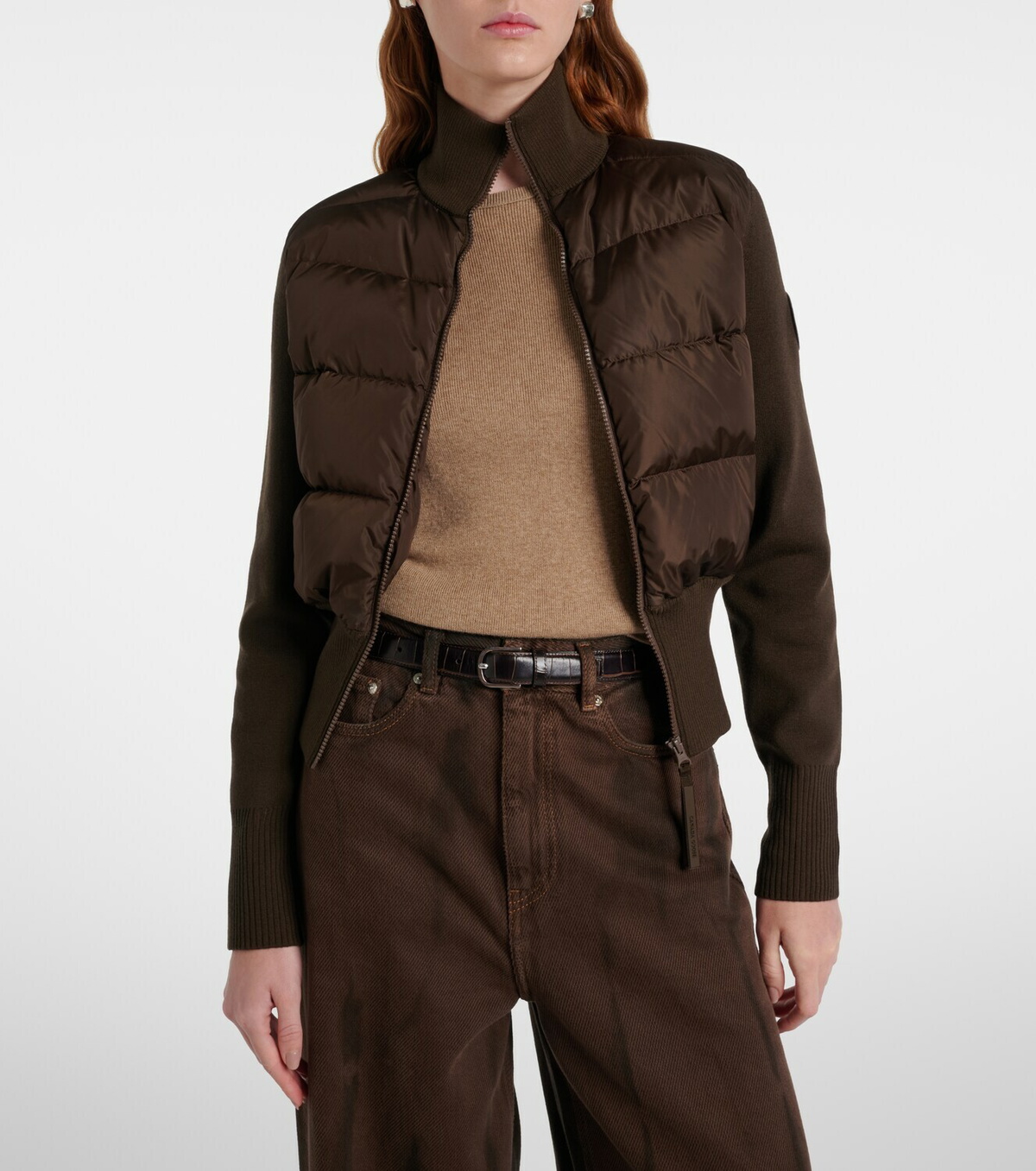 Canada Goose HyBridge® wool-blend down jacket