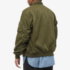 Neighborhood Men's L-2 Flight Jacket in Olive Drab