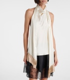 Nina Ricci Scarf-detail top